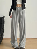 Wide-Leg Drawstring Pants