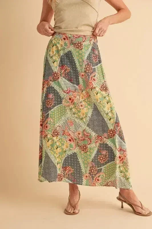 Bradyn Print Skirt