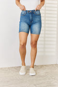 Judy Blue High-Waist Tummy Control Bermuda Shorts