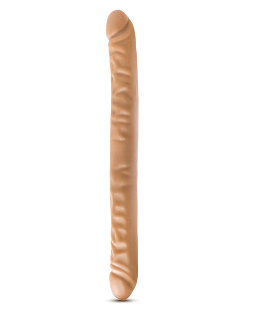 Dr. Skin 18" Double Dildo - Mocha