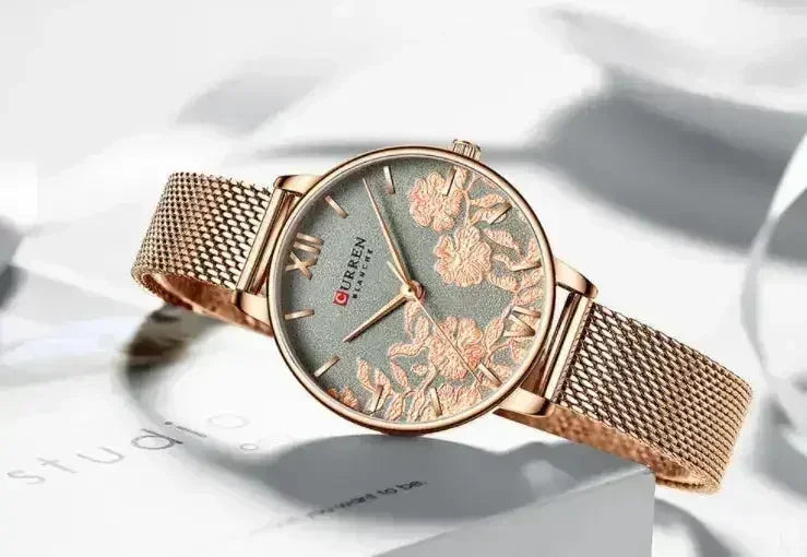 FUCHSIA Women's Watch (Model 551225) – Romantic Elegance Watch