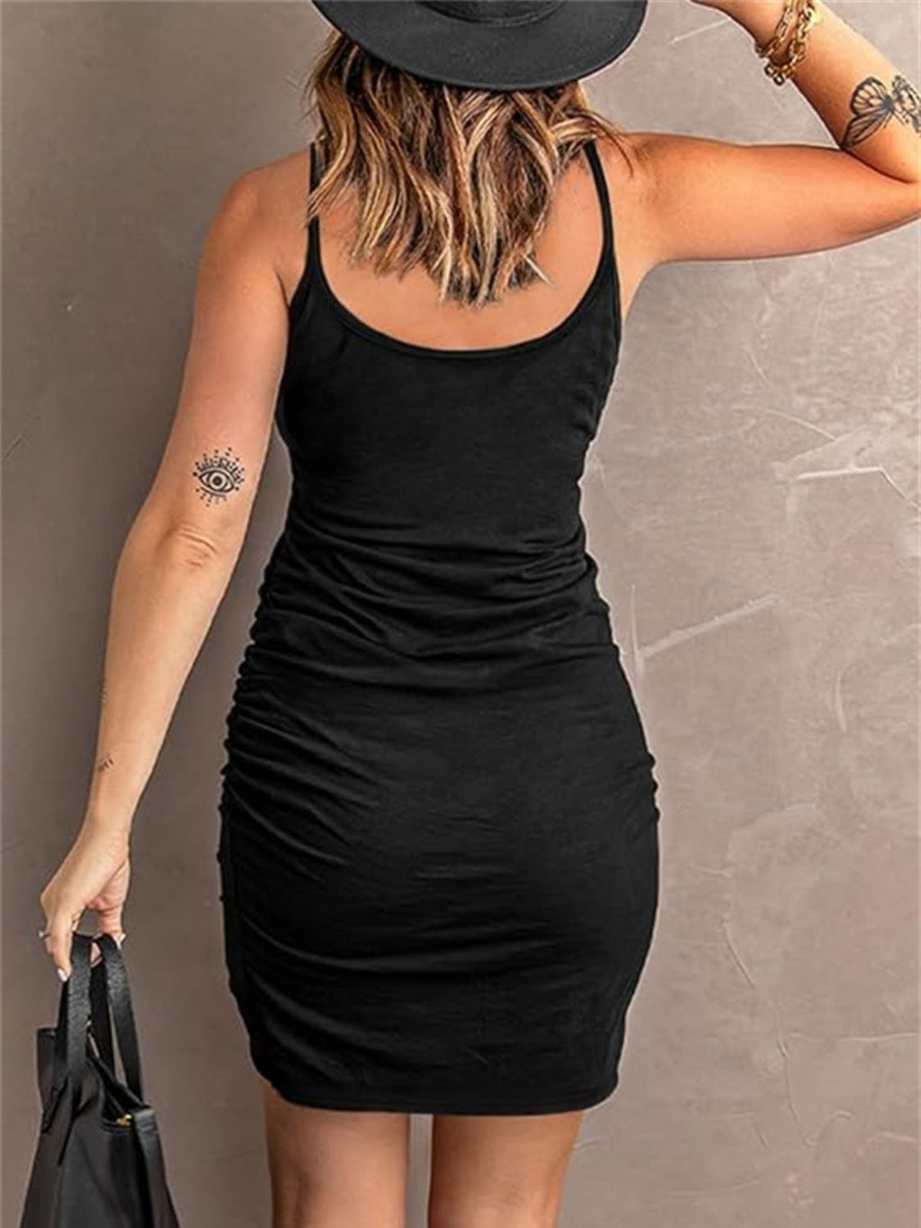 Flattering Ruched Mini Dress