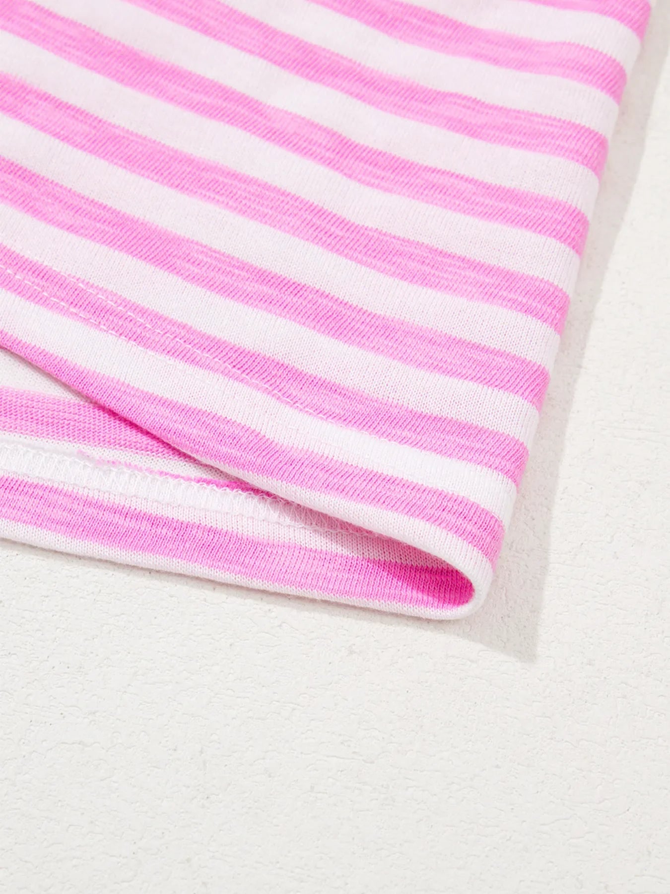 Striped V-Neck T-Shirt