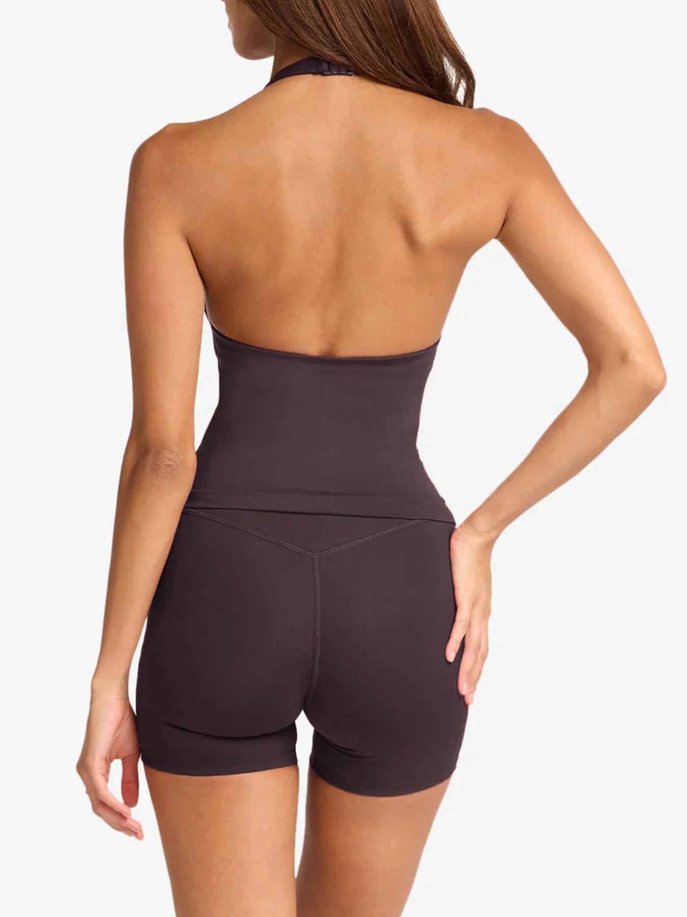Halter Neck Cami and Shorts Active Set