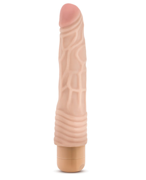 Dr. Skin Vibe 2 - 9" Vibrating Dildo - Beige