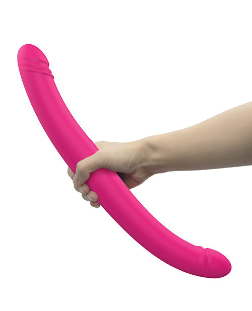 Double Do 16.5" Thrusting Dong - Pink