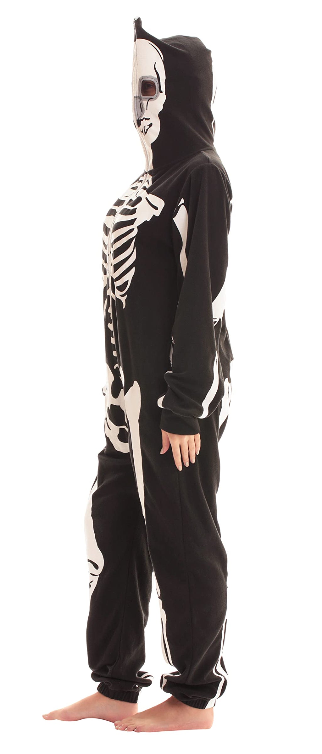 Adult Onesie Pajamas Costume - Cozy Fleece Jumpsuit for Women Men