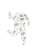 PATPAT Baby Footie Pajamas - Premium Tencel Lyocell & Wool Romper with 2-Way Zipper