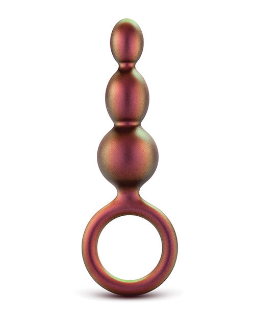 Anal Adventures Matrix Beaded Loop Plug - Copper