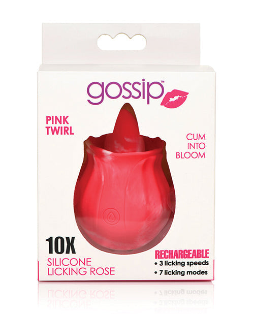 Gossip Cum Into Bloom Licking Rose - Pink Twirl