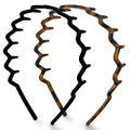Women Accessories - Comfortable Comb Headbands with Teeth - Recycled Plastic Hair Accessories - 2 Pack