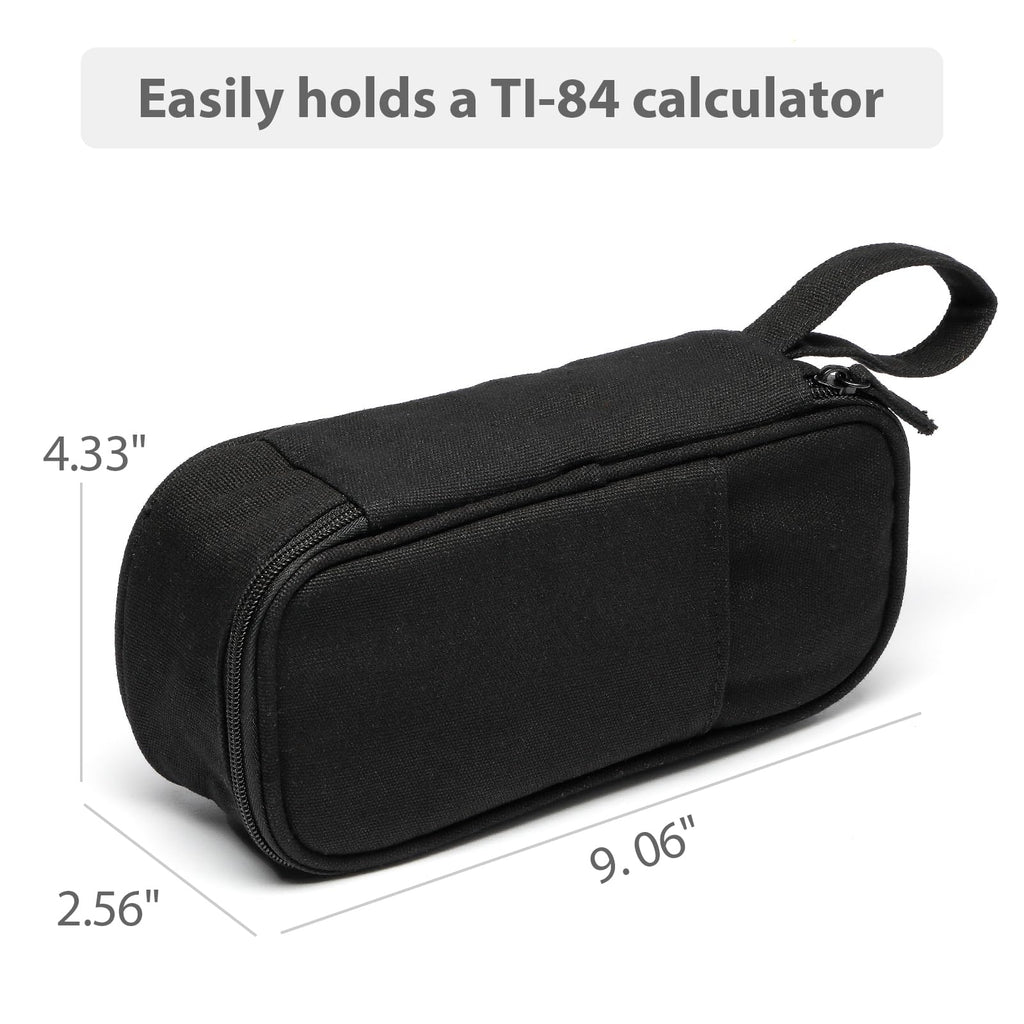 Large Pencil Case 1800ml - Heavy Duty Canvas School Supplies Organizer for Kids Students