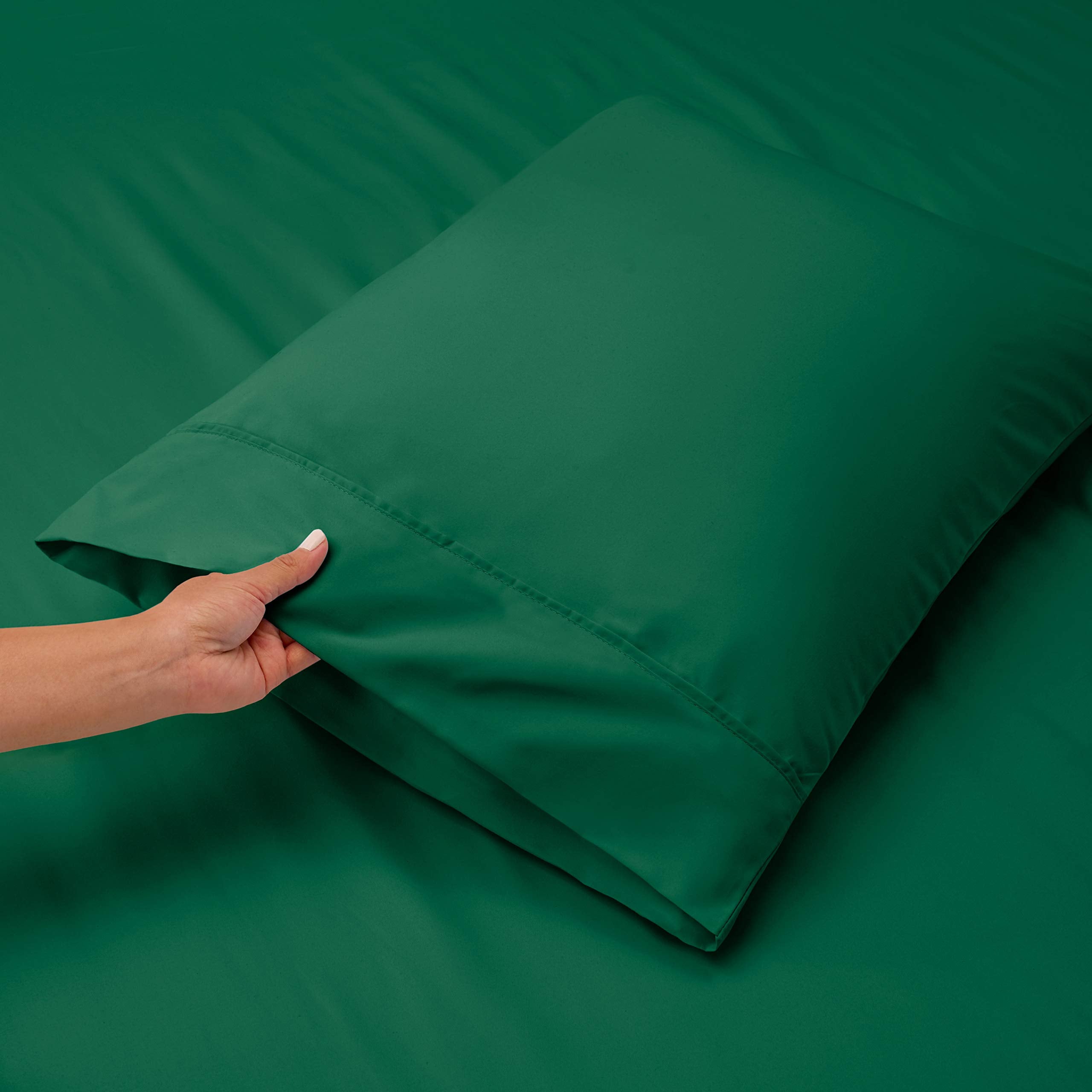 King Size Deep Pocket Sheet Set 6 Piece - Extra Deep Fitted Sheets 18-24 Inch Microfiber Linen