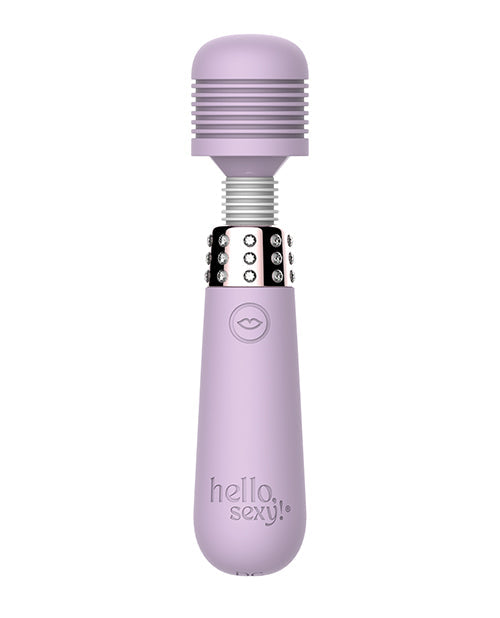 Bling Bling Wand Vibrator - Lilac