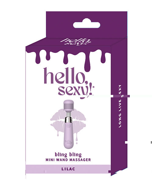Bling Bling Wand Vibrator - Lilac