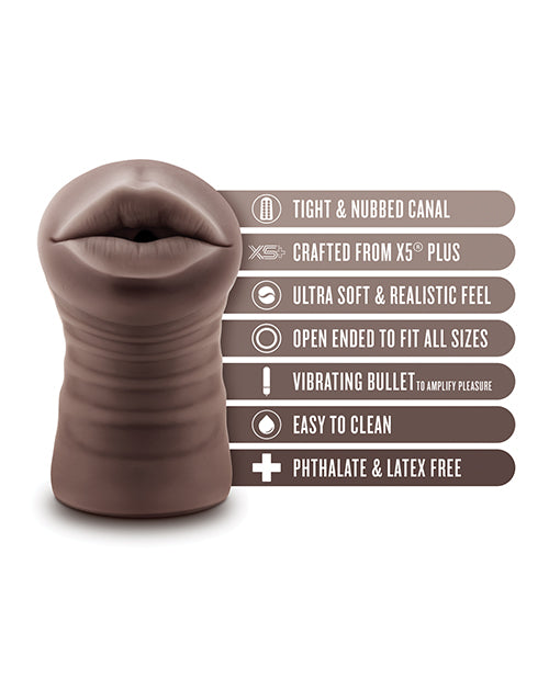 EnLust Vibrating Mouth Stroker - Krystal