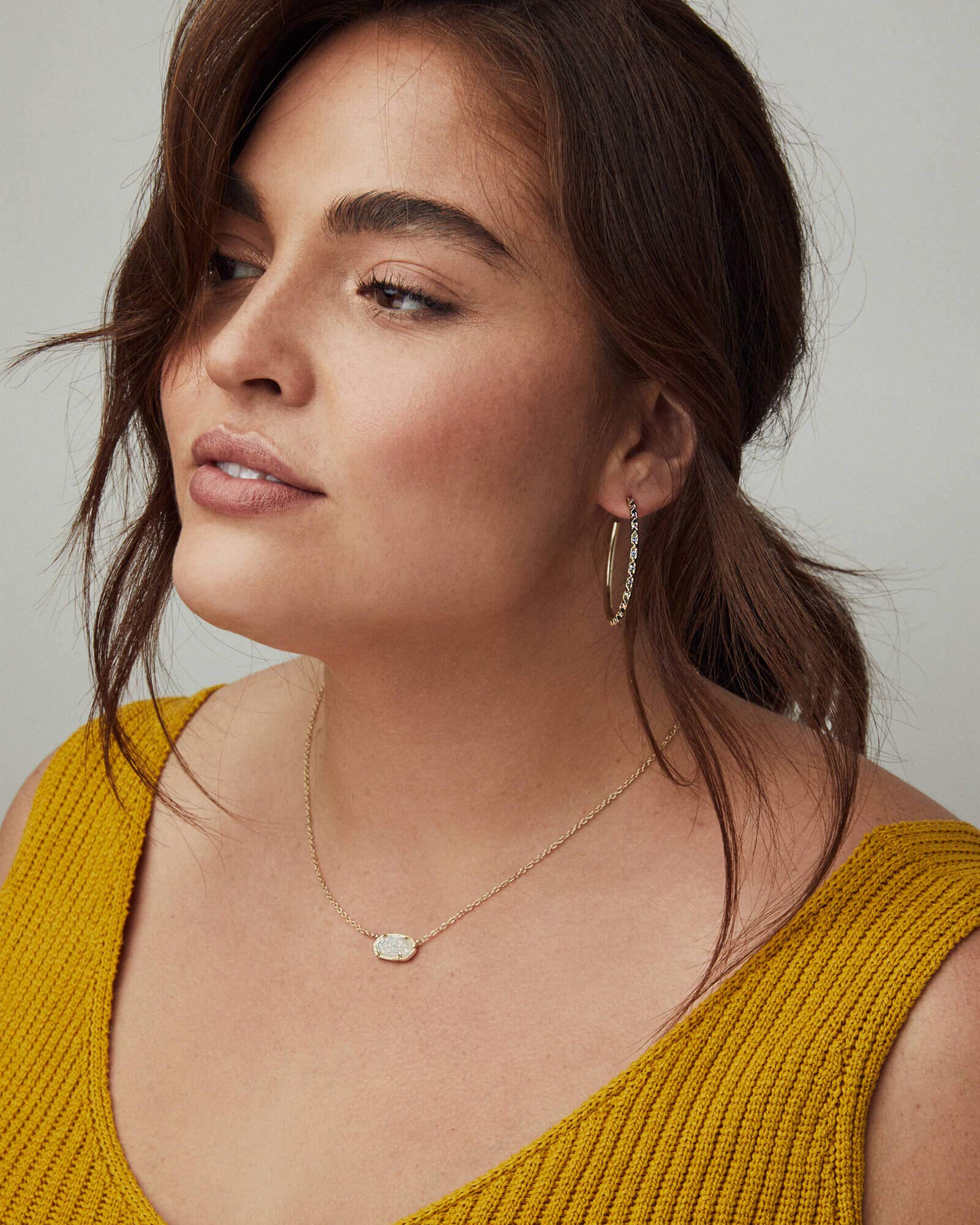 Kendra Scott Elisa Pendant Necklace - 14k Gold Plated Delicate Fashion Jewelry for Women