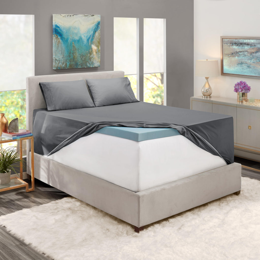 King Size Deep Pocket Sheet Set 6 Piece - Extra Deep Fitted Sheets 18-24 Inch Microfiber Linen