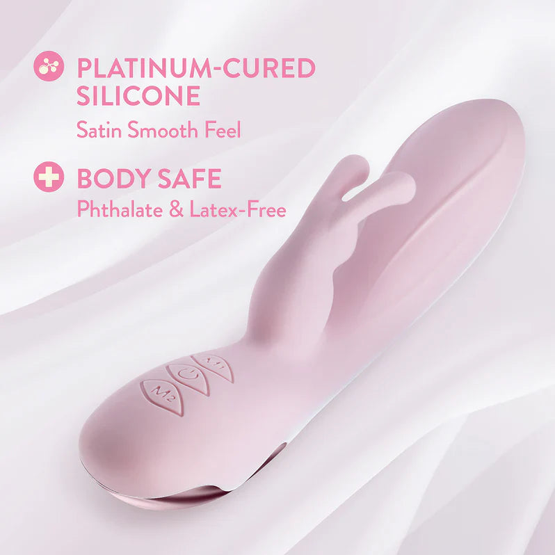 Blush Morgan Rabbit Vibrator - Pink
