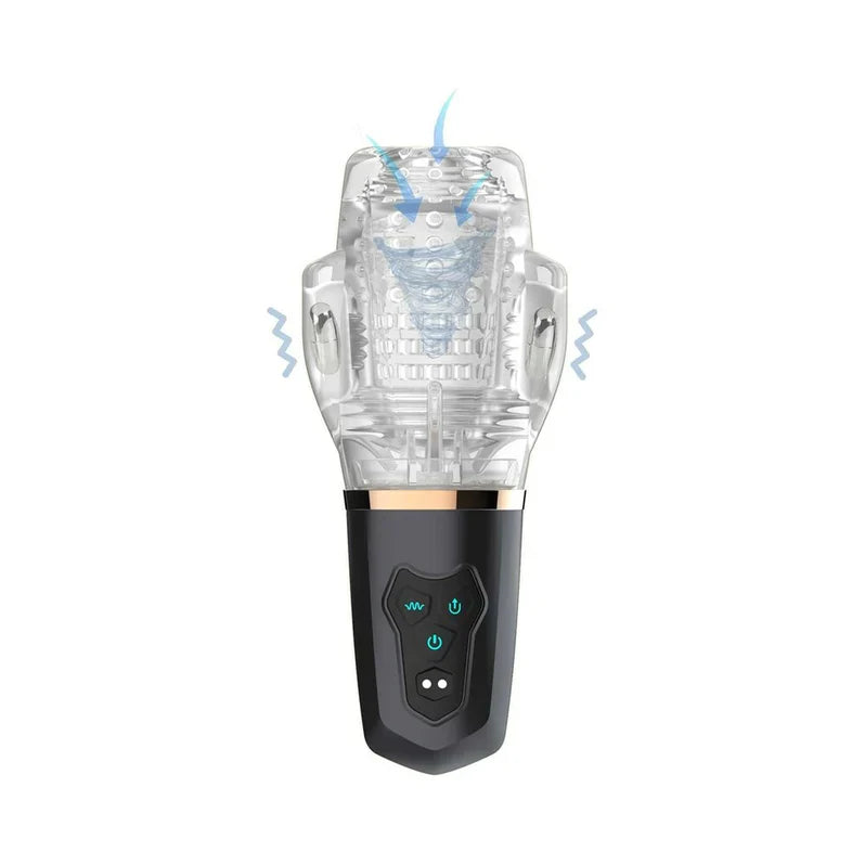 Adam & Eve Adam's Gawk Gawk 2.0 Sucking & Vibrating Sleeve