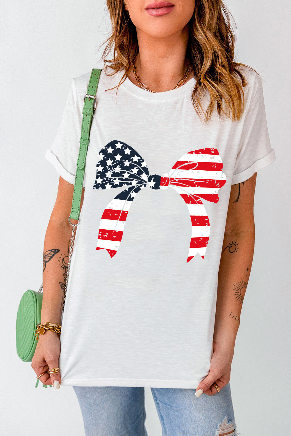 Patriotic Bow Tee