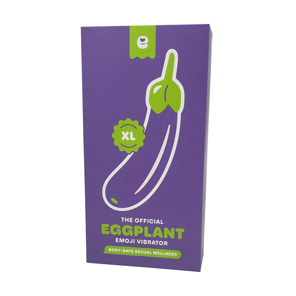Emojibator XL Eggplant Vibrator