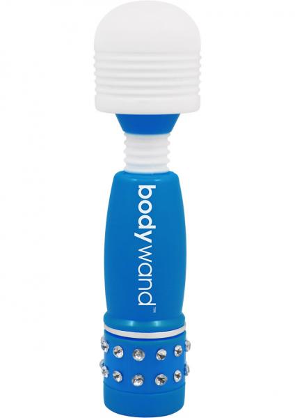 Bodywand Neon Mini Wand Vibrator - Neon Blue