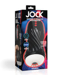 Jock Sucking & Vibrating Masturbator - Black