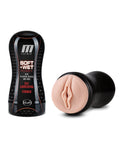 M For Men Soft & Wet Pussy Self-Lubricating Stroker - Ridges & Orbs