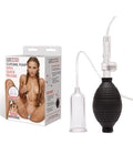 Lux Fetish Clitoral Pump w/Quick Release - Clear/Black