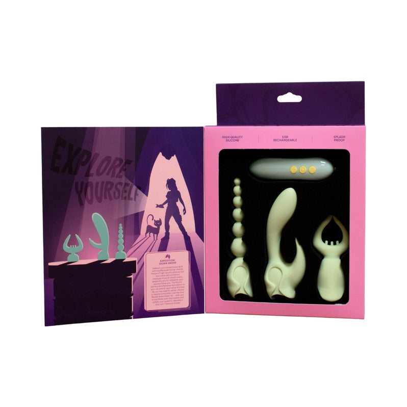 Natalie's Toy Box Pleasure Hunter 3 pc Kit - Mint