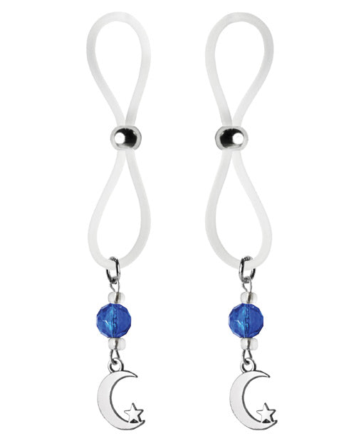 Bijoux De Nip Nipple Halos Moon & Star Charm