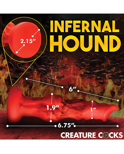 Creature Cocks Fire Hound Silicone Dildo - Small