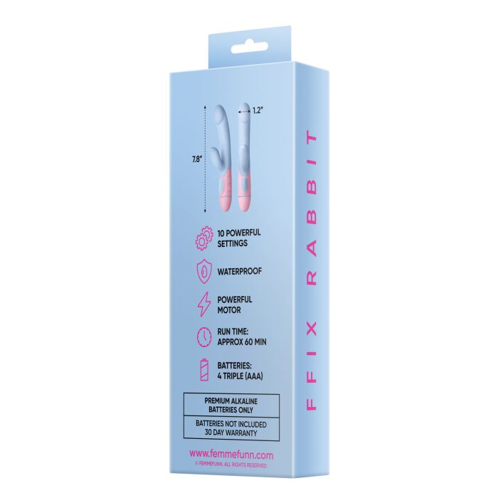 Femme Funn FFIX Rabbit Vibrator - Blue