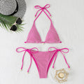 Swimsuit Women Split Sexy Net Beach Three Point Bikini Swimsuit
