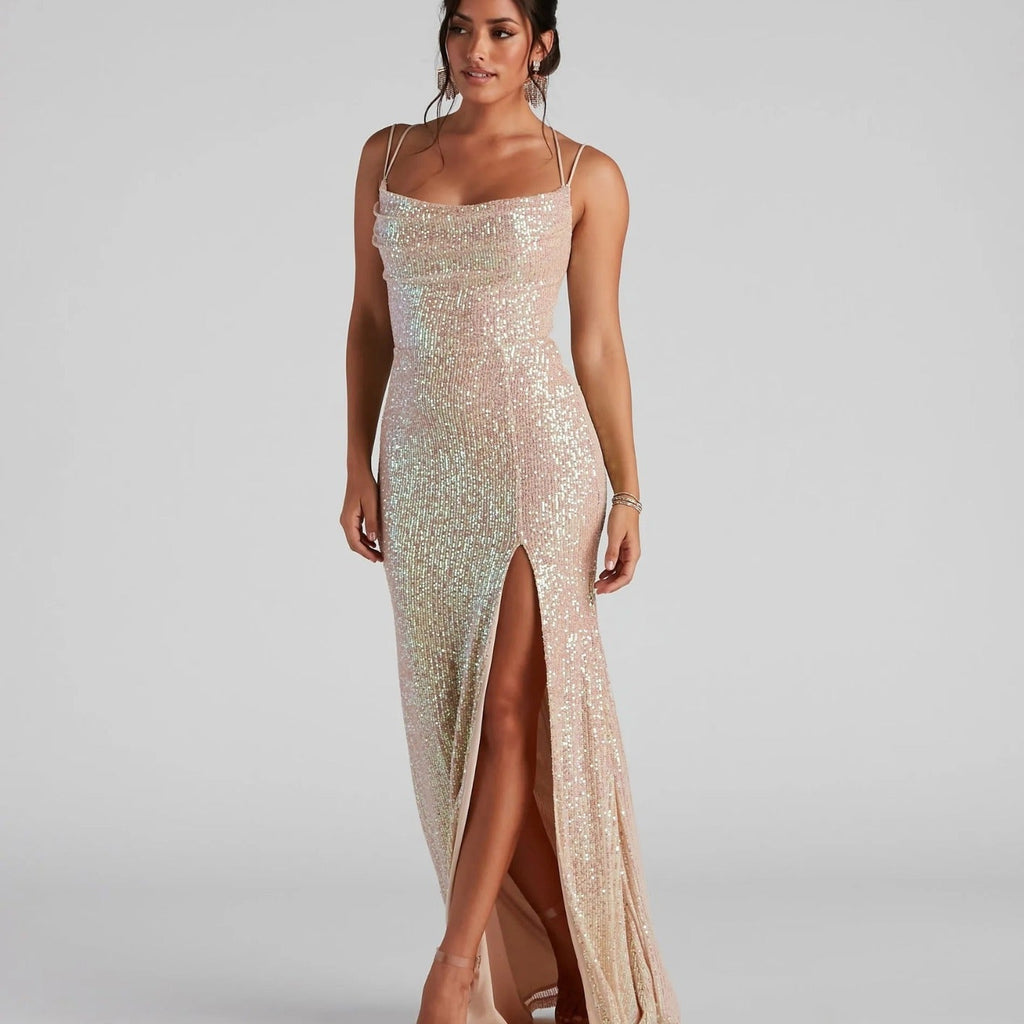 Summer Sequin Women Party Dress Club Sequ Dress Sexy Fishtail