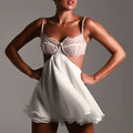 Sexy Dress Lace Cropped Outfit Halter Backless Dress Women Summer Women Clothing
