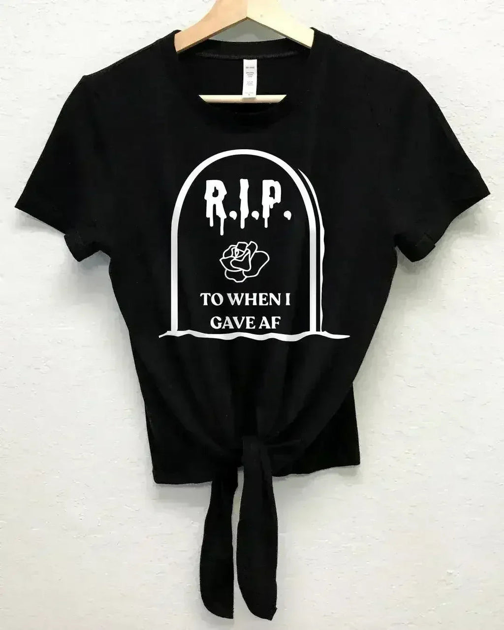 RIP to when I gave AF Halloween Crop Top Shirt