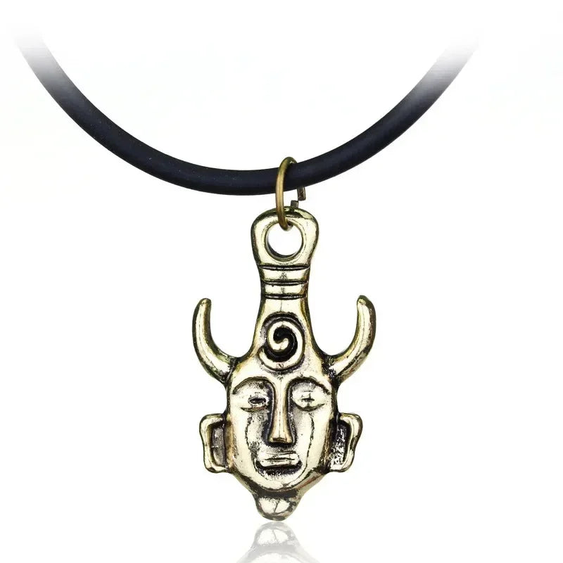 Hot Movie Supernatural Dean Leather Rope Coppery Pendant Necklace for Women Men Winchester Jensen Jewelry Ackles Amulet Vintage