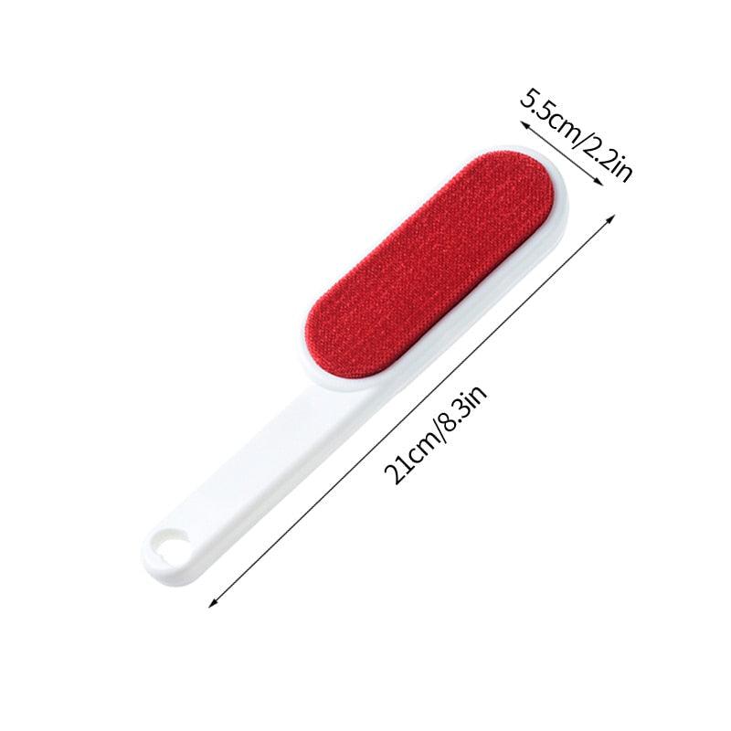 Pet Hair Remover Lint Rollers Brushes Clothes Hairball Remover Brush Dust Sticky Cleaner Fur Clean Pet Hair Tools  Reusable Pet Hair Remover with Self-Cleaning Base Pet Hair Double Sided Brush