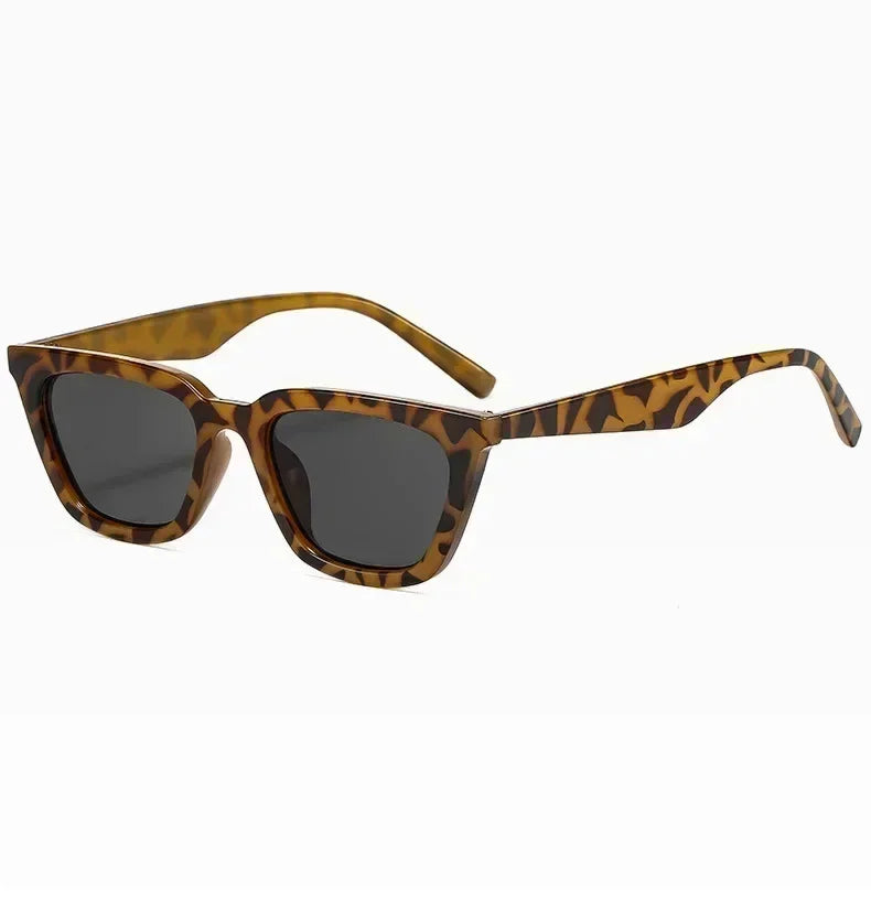 Classic Black Vintage Cat Eye Sunglasses Women Brand Designer Simplicity Elegant Small Frame Sun Glasses Men Trend Eyewear UV400