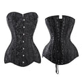 White Bridal Corselet Long Torso Waist Training Corset Lingrie Bones Overbust Hourglass Body Shaper Corset Size XS-6XL 942#