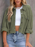 Women's Button-Up Long Sleeve Jacket