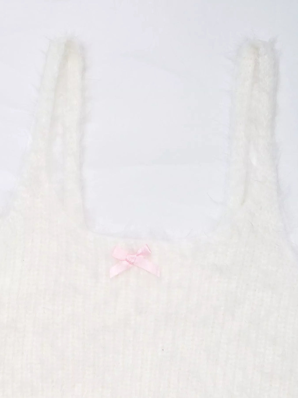 Bow Scoop Neck Cropped Cami