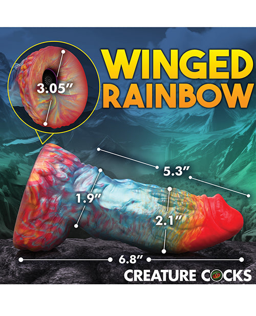 Creature Cocks Rainbow Phoenix Vibrating Dildo
