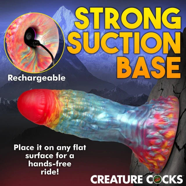 Creature Cocks Rainbow Phoenix Vibrating Dildo
