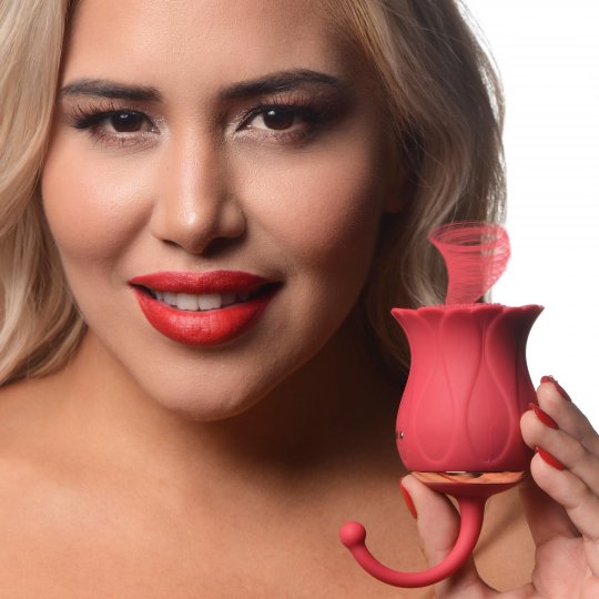 Inmi Bloomgasm Royalty Rose Textured Suction Vibe