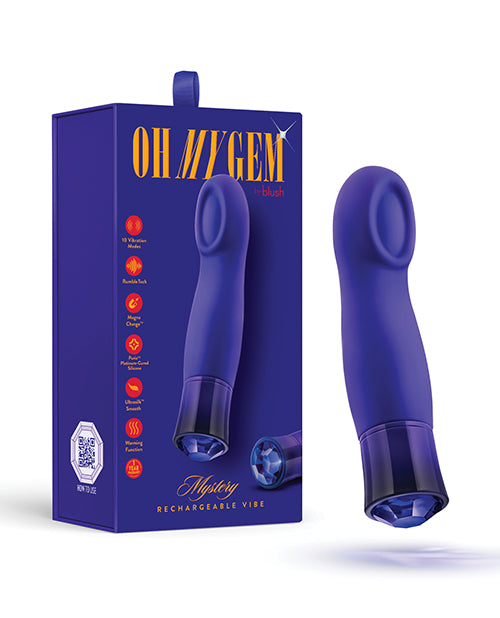 Blush Oh My Gem Mystery Warming G-Spot Vibe Sapphire