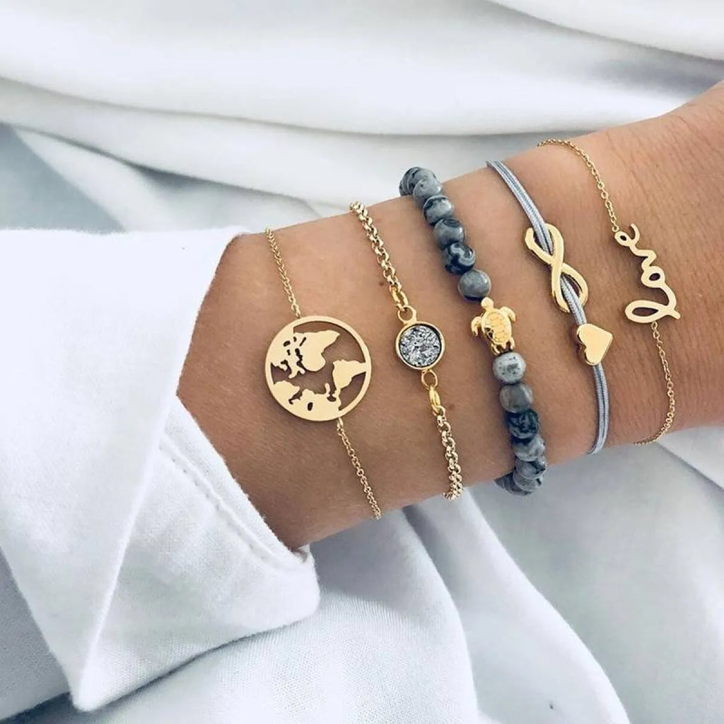Bohemian Bracelets Set