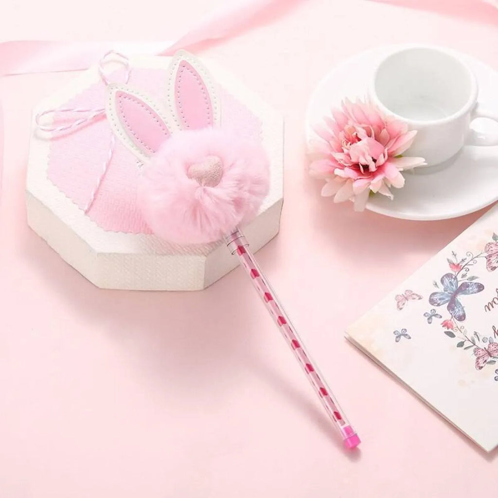 1X Candy Plush Rabbit Gel Pen